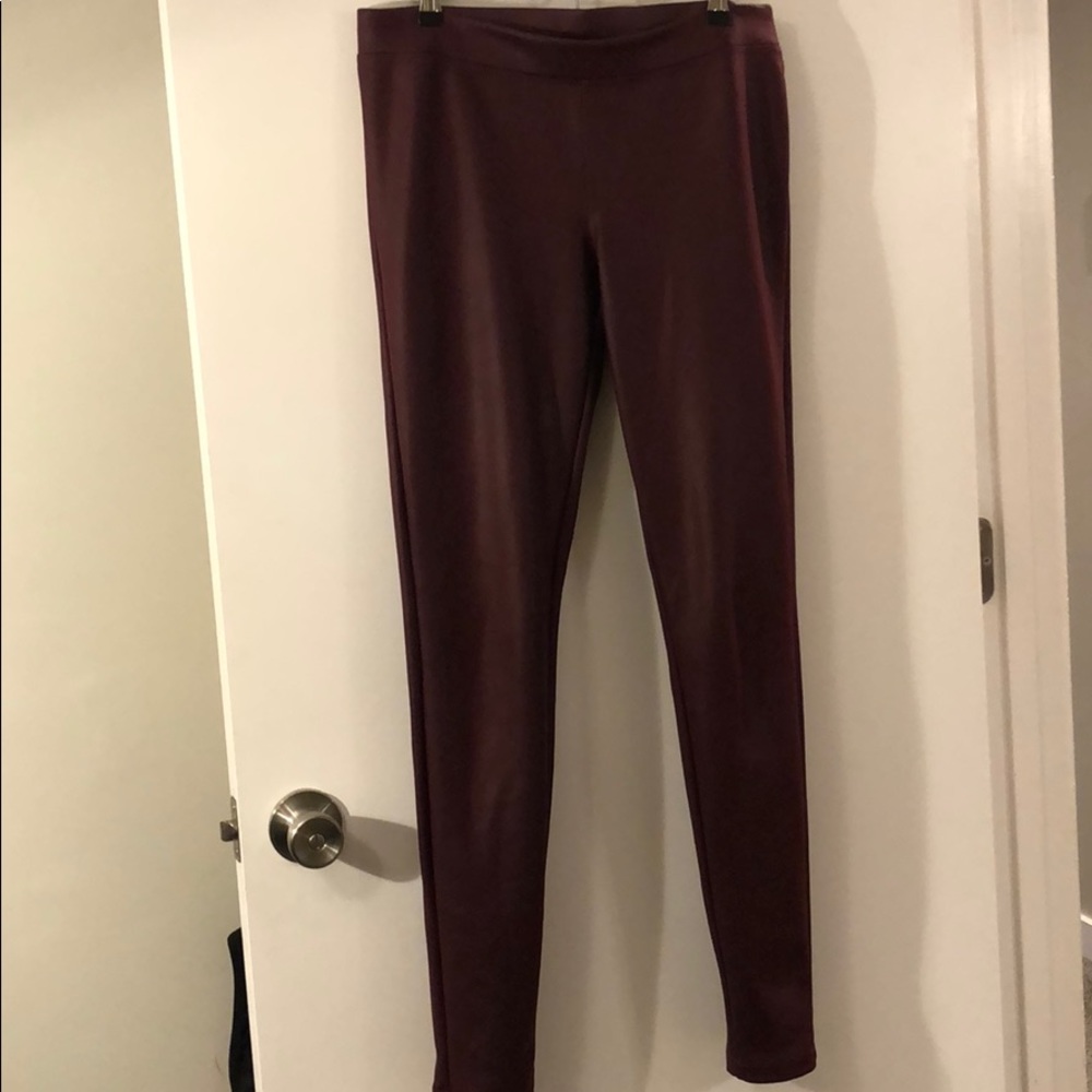 Leggings, polyester (like leather)